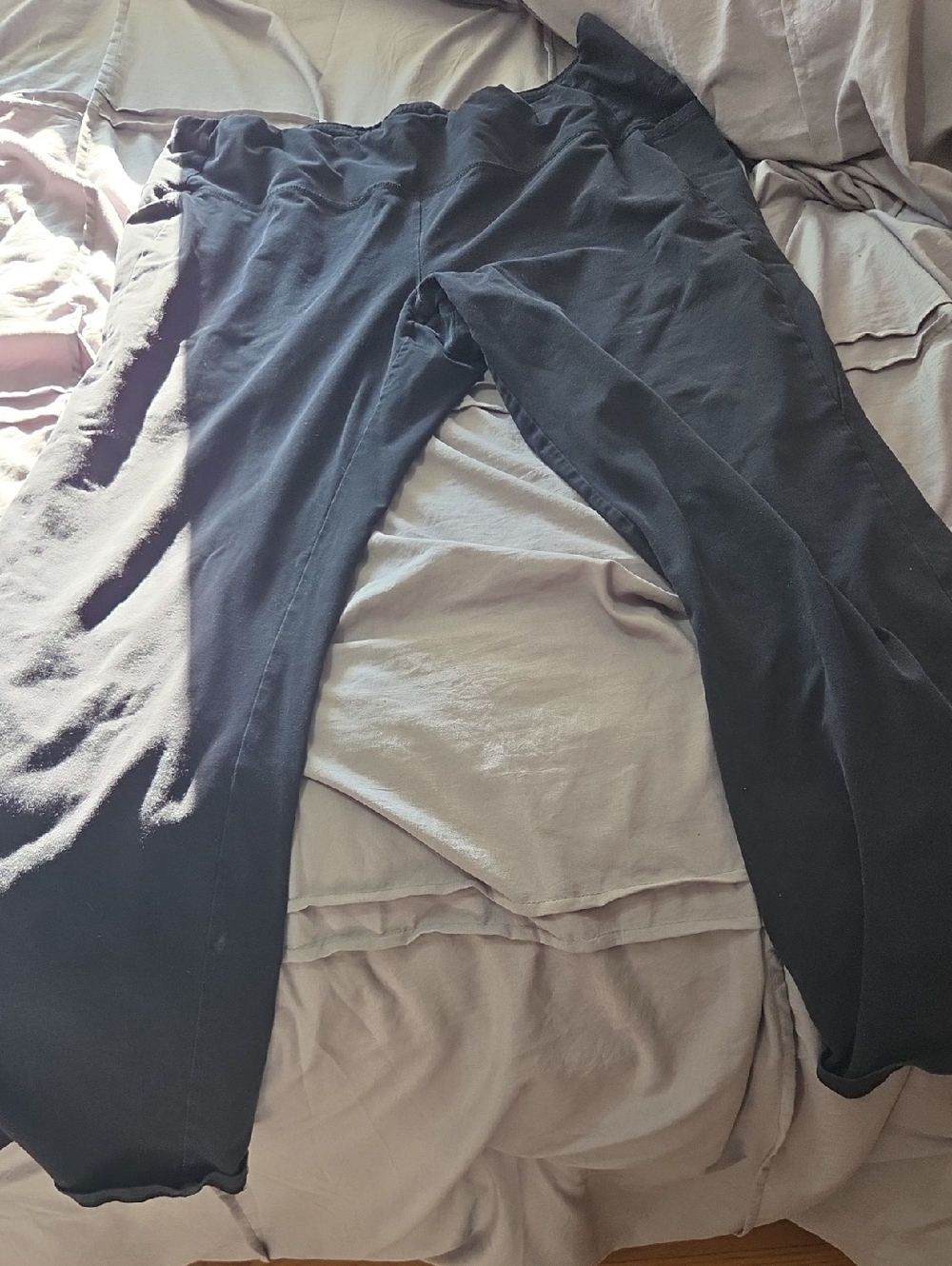 Black Women's Stretch Knit Pants